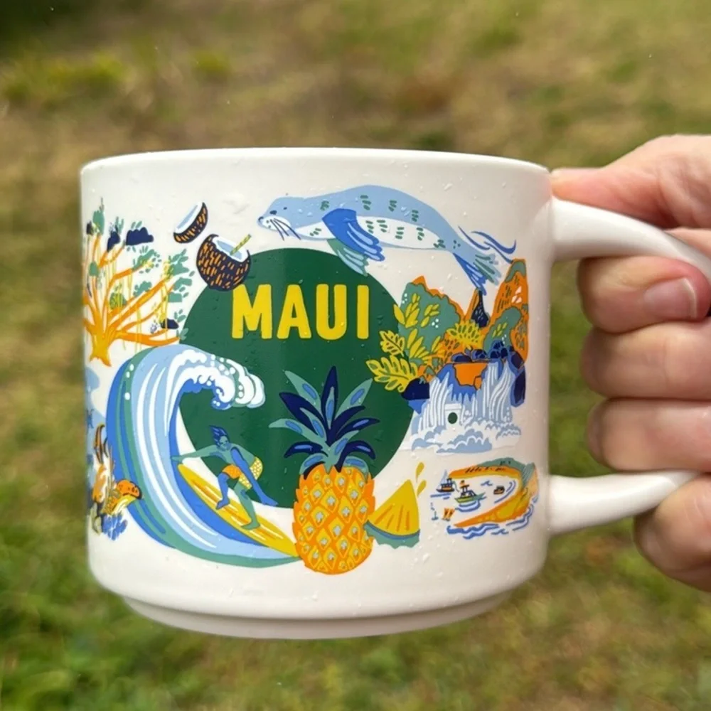 2024 NEW Starbucks Discovery Series Maui Hawaii Ceramic Mug Cup 14 Oz